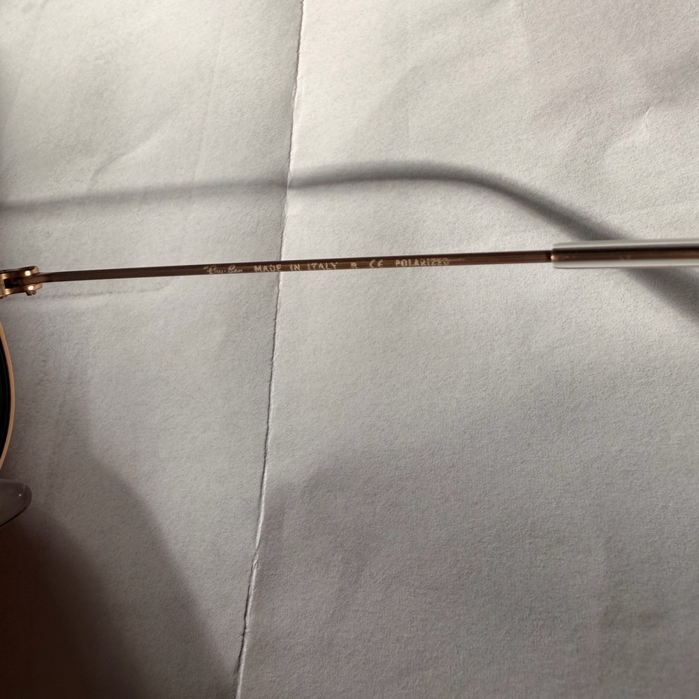 Ray-Ban Gold Frame with Purple Lenses Sunglasses - Picture 3 of 6